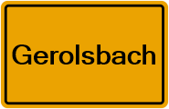 Grundbuchamt Gerolsbach