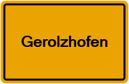 Grundbuchamt Gerolzhofen