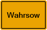 Grundbuchamt Wahrsow