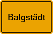 Grundbuchamt Balgstädt