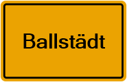 Grundbuchamt Ballstädt