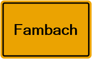 Grundbuchamt Fambach