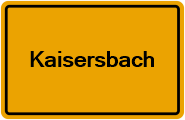 Grundbuchamt Kaisersbach