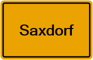 Grundbuchamt Saxdorf
